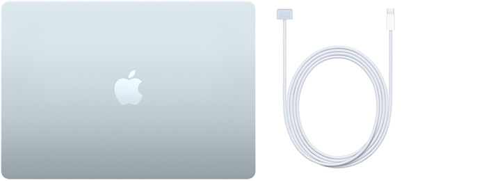 15" MacBook Air og USB-C til MagSafe 3-kabel