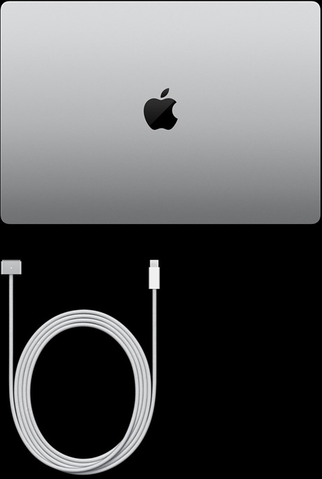 MacBook Pro 16 pouces et Câble USB‑C vers MagSafe 3