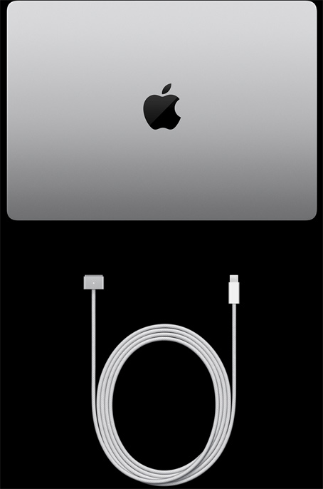 MacBook Pro 14 ιντσών και Καλώδιο USB-C σε MagSafe 3