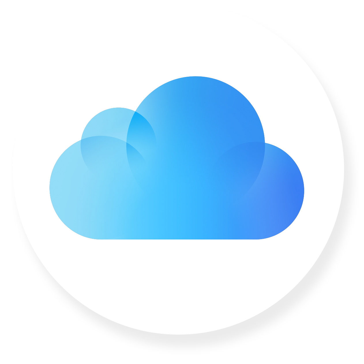 iCloud 서비스 아이콘